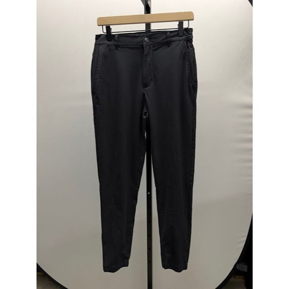 Cuts Black Activewear Stretch Dress Pants